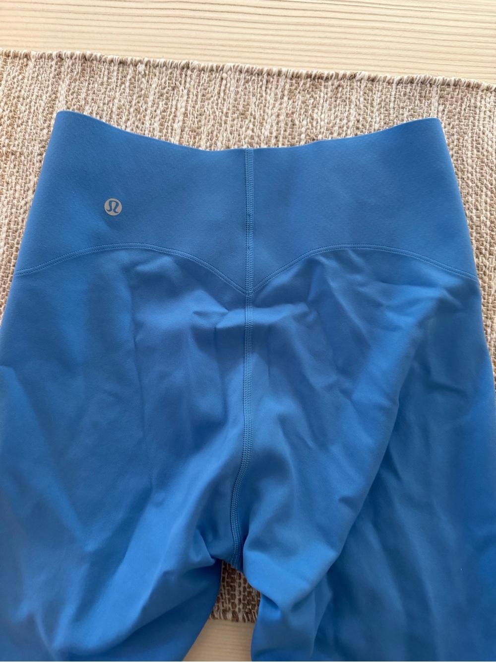 lululemon Womens Bright Blue High-Waist Leggings Tights